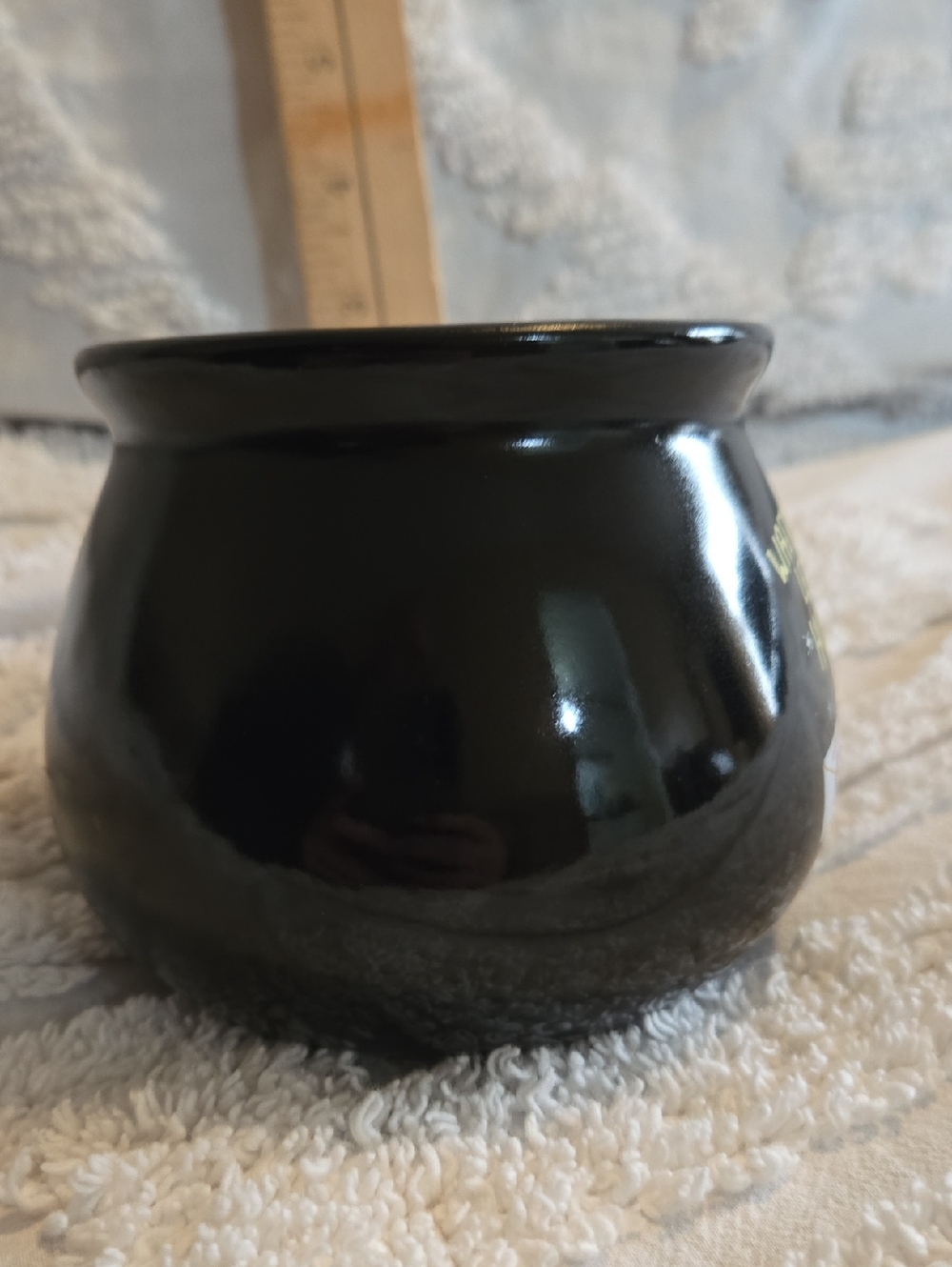 Hogwarts "Waiting For My Letter" Black Cauldron Mug Hedwig Owl - Picture 7 of 7